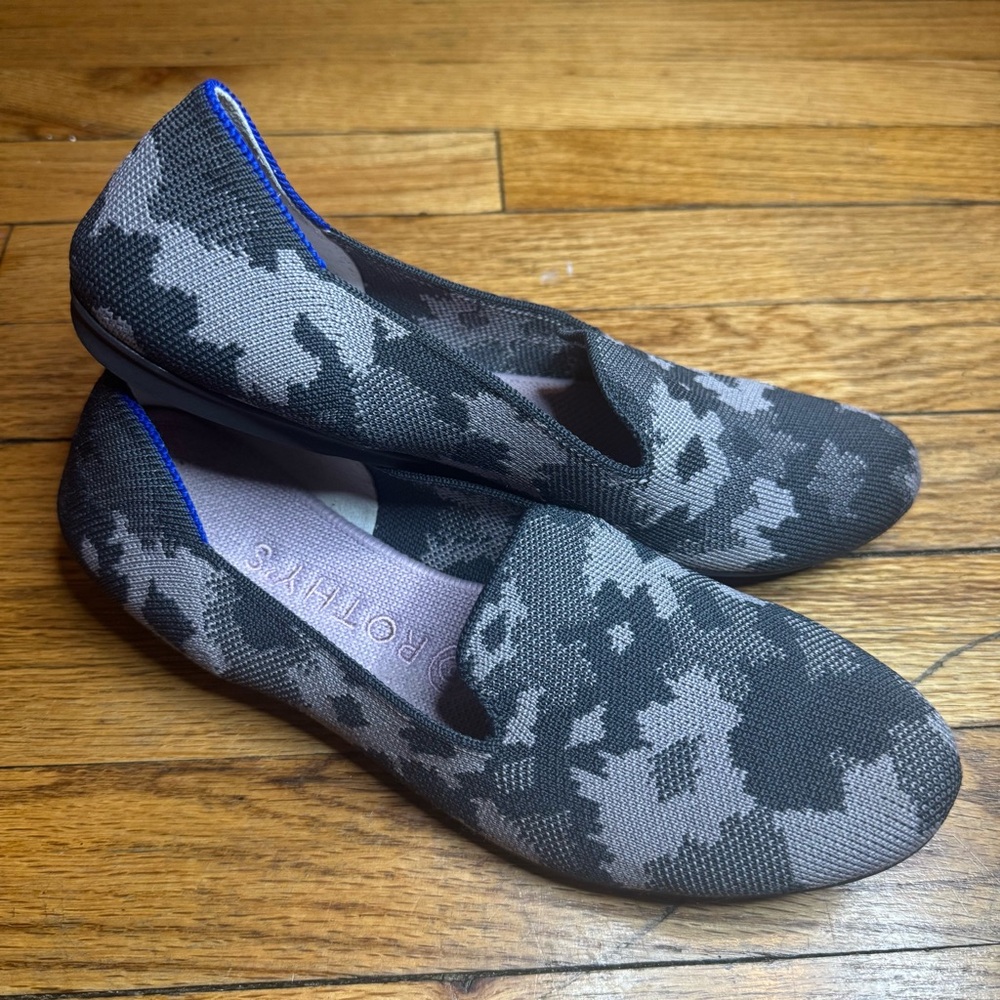 Rothy’s Grey Botanicamo Loafer, sz 8